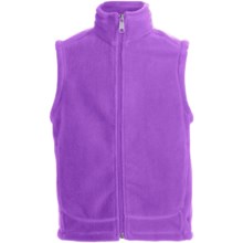 White Sierra Sierra Mountain Fleece Vest (For Youth) in Wisteria - Closeouts