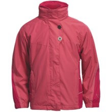 White Sierra Snow Flake Jacket - 3-in-1 (For Girls) in Honeysuckle/Bright Rose/Cloud - Closeouts