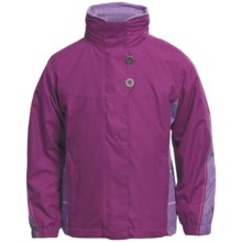 White Sierra Snow Flake Jacket - 3-in-1 (For Girls) in Purple Wine/Wisteria/Cloud - Closeouts
