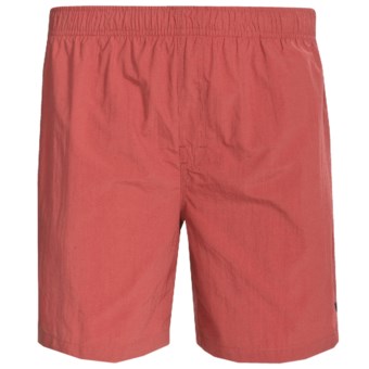 White Sierra So Cal Swim Shorts - UPF 30, Inner Brief (For Men) in Paprika