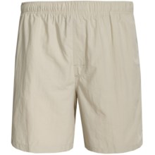 White Sierra So Cal Swim Shorts - UPF 30, Inner Brief (For Men) in Stone - Closeouts