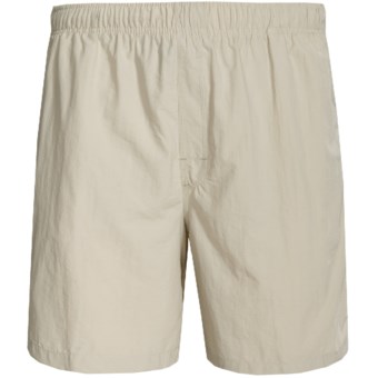 White Sierra So Cal Swim Shorts - UPF 30, Inner Brief (For Men) in Stone