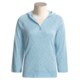 White Sierra Sportswear Island Hoodie Sweatshirt - 3/4 Sleeve (For Women)