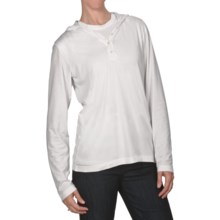 White Sierra Sugarloaf Hoodie Pullover - Cotton Jersey Knit (For Women) in White - Closeouts