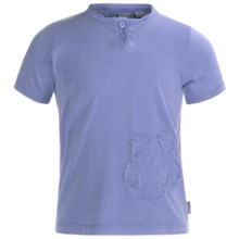 White Sierra Sugarloaf T-Shirt - Short Sleeve (For Girls) in Sapphire - Closeouts