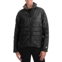 White Sierra Sun Bowl Bomber Jacket - Insulated (For Women) in Black - Closeouts