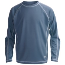 White Sierra Sun Time T-Shirt - UPF 30, Long Sleeve (For Youth) in Blue Steel - Closeouts