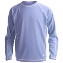 White Sierra Sun Time T-Shirt - UPF 30, Long Sleeve (For Youth) in Sky - Closeouts