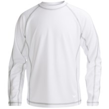 White Sierra Sun Time T-Shirt - UPF 30, Long Sleeve (For Youth) in White - Closeouts