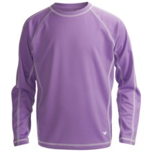 White Sierra Sun Time T-Shirt - UPF 30, Long Sleeve (For Youth) in Wisteria - Closeouts