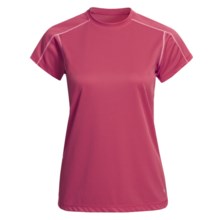 White Sierra Swamp Shirt - UPF 30, Insect Shield®, Short Sleeve (For Women) in Lipstick - Closeouts
