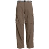 White Sierra Teton Convertible Trail Pants - UPF 30, Zip-Off Legs (For Women)
