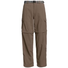 White Sierra Teton Convertible Trail Pants - UPF 30, Zip-Off Legs (For Women) in Bark - Closeouts