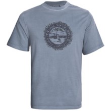 White Sierra Think Outside Graphic T-Shirt - Cotton-Modal, Short Sleeve (For Men) in Bluestone - Closeouts