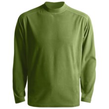 White Sierra Tongass Pullover Mock Turtleneck - Microfleece, Long Sleeve (For Men) in Moss - Closeouts