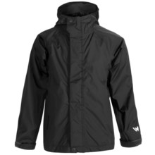 White Sierra Trabagon Rain Jacket - Waterproof (For Youth) in Black - Closeouts