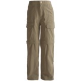 White Sierra Trail Convertible Pants - UPF 30 (For Youth)