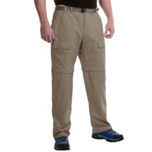 White Sierra Trail Pants - UPF 30, Convertible (For Men) in Bark - Closeouts
