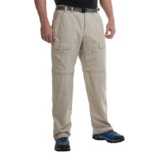 White Sierra Trail Pants - UPF 30, Convertible (For Men) in Stone - Closeouts