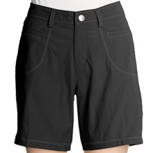White Sierra Traveler Shorts (For Women) in Black - Closeouts
