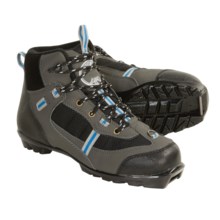 Whitewoods 302 Nordic Ski Boots - Waterproof, NNN (For Men and Women) in Black/ Grey - Closeouts
