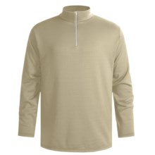 Wickers Base Layer Top - Expedition Weight, Zip Neck, Long Sleeve (For Men) in Tan - 2nds