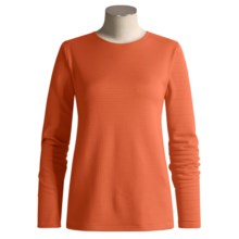 Wickers Comfortrel® Long Underwear Shirt - Expedition Weight, Long Sleeve (For Women) in Burnt Orange - 2nds