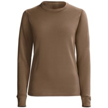 Wickers Comfortrel® Long Underwear Shirt - Expedition Weight, Long Sleeve (For Women) in Light Brown - 2nds