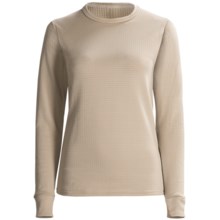 Wickers Comfortrel® Long Underwear Shirt - Expedition Weight, Long Sleeve (For Women) in Tan - 2nds