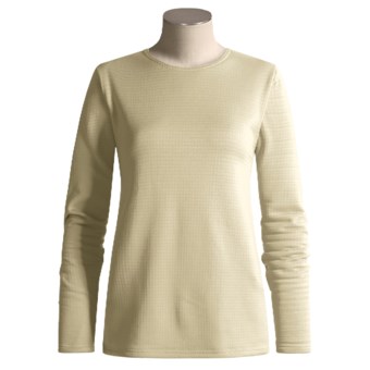 Wickers Comfortrel® Long Underwear Shirt - Expedition Weight, Long Sleeve (For Women) in Taupe