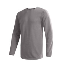 Wickers Comfortrel® Long Underwear Top - Expedition Weight, Long Sleeve (For Tall Men) in Dark Grey - 2nds