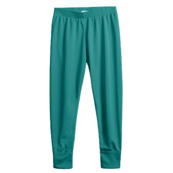 Wickers Long Underwear Bottoms - Midweight (For Kids) in Teal