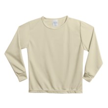 Wickers Long Underwear Shirt - Midweight, Moisture-Wicking, Long Sleeve (For Kids) in Natural - 2nds