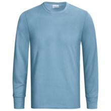 Wickers Long Underwear Top - Midweight, Comfortrel®, Long Sleeve (For Tall Men) in Blue Grey - 2nds