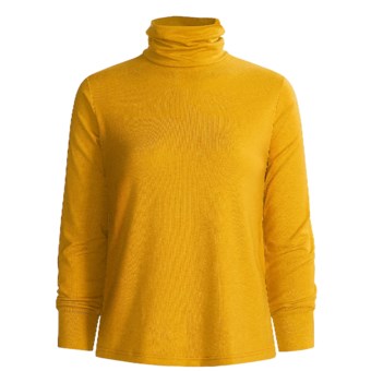 Wickers Long Underwear Turtleneck - Midweight, Comfortrel® (For Women) in Gold