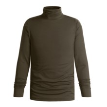 Wickers Turtleneck - Midweight, Comfortrel® (For Men) in Dark Brown - 2nds