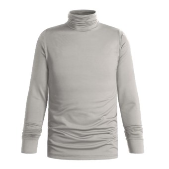 Wickers Turtleneck - Midweight, Comfortrel® (For Men) in Light Grey