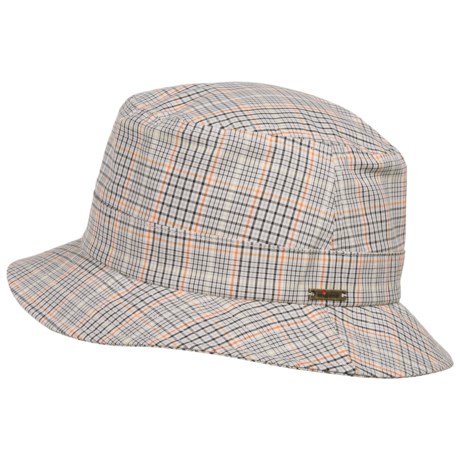 Wigens Plaid Bucket Cap (For Men)
