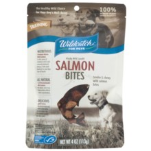 Wildcatch Wild Alaskan Salmon Bites Dog Treats - 4 oz. in See Photo - Closeouts