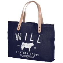 56%OFF トートバッグ レザーグッズクラシックキャリーオールウィルトートバッグ - スモール Will Leather Goods Classic Carry-All Tote Bag - Small画像