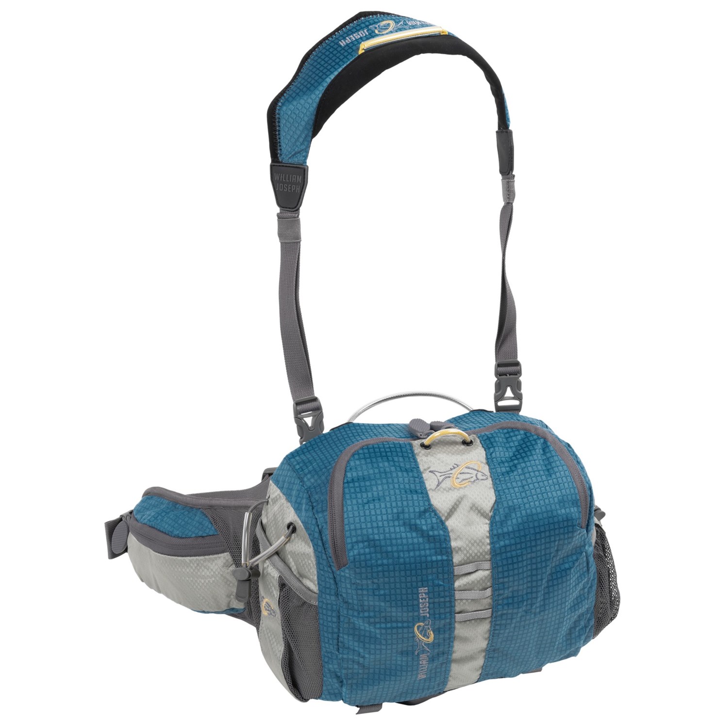 NEW 70 WILLIAM JOSEPH ATOLL FLY FISHING CHEST/ LUMBAR/ FANNY PACK BLUE