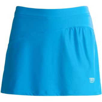 Wilson Passion Skirt - UPF 30+, Built-In Shorts (For Women) in Cyan/Super Pink/White
