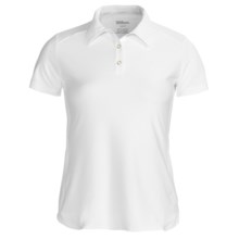 Wilson Polo Shirt - UPF 30+, Short Sleeve (For Women) in White - Closeouts