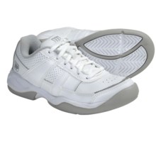 Wilson Pro Staff Court Tennis Shoes (For Boys and Girls) in White/Silver - Closeouts