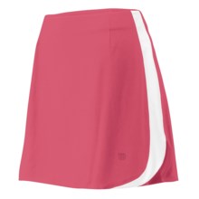 Wilson Tour II Skirt - UPF 30+, Built-In Brief (For Women) in Super Pink/White - Closeouts