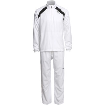 Wilson Woven Warm-Ups - UPF 30+, Two-Piece Set (For Men) in White/Black