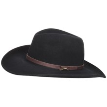 Wind River by Bailey Fernwood Cowboy Hat - Wool Felt, Cassidy Crown (For Men and Women) in Black - Closeouts
