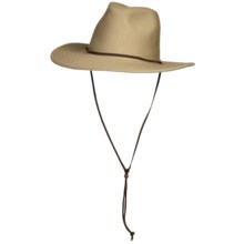 Wind River by Bailey Logan Safari Hat - Pinch Crown (For Men and Women) in Khaki - Closeouts