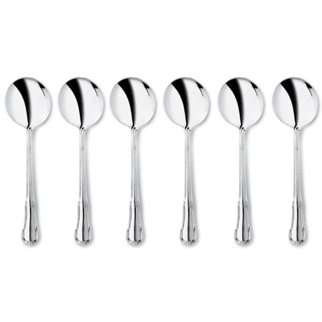 WMF Barock Stainless Steel Soup Spoons Set of 6
