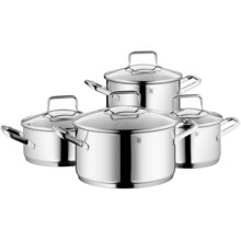 WMF Trend 18/10 Stainless Steel Cookware Set - 8-Piece in See Photo - Closeouts